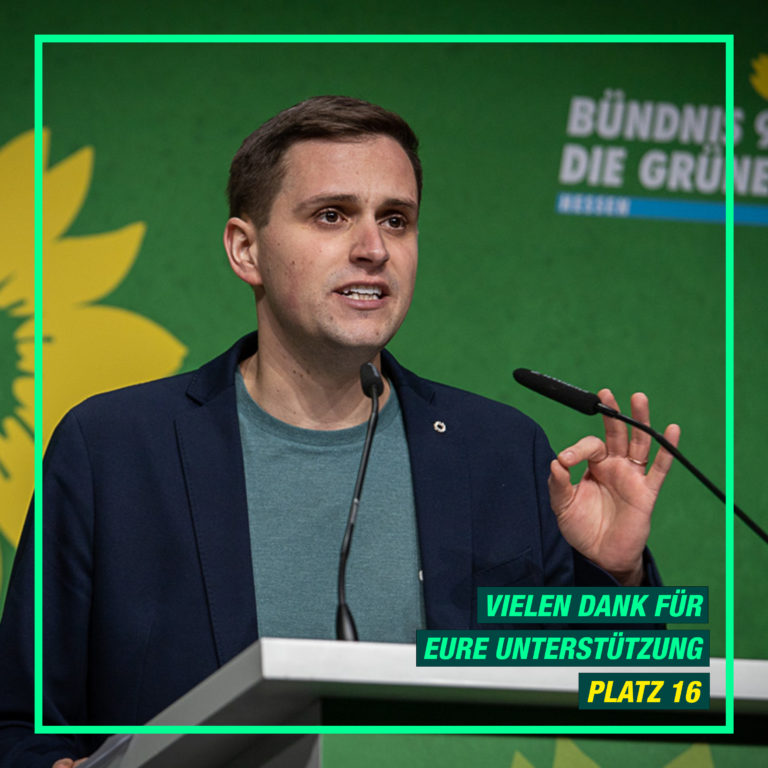 Vielen Dank für eure Unterstützung – Moritz Müller auf Platz 16 für den Bundestag