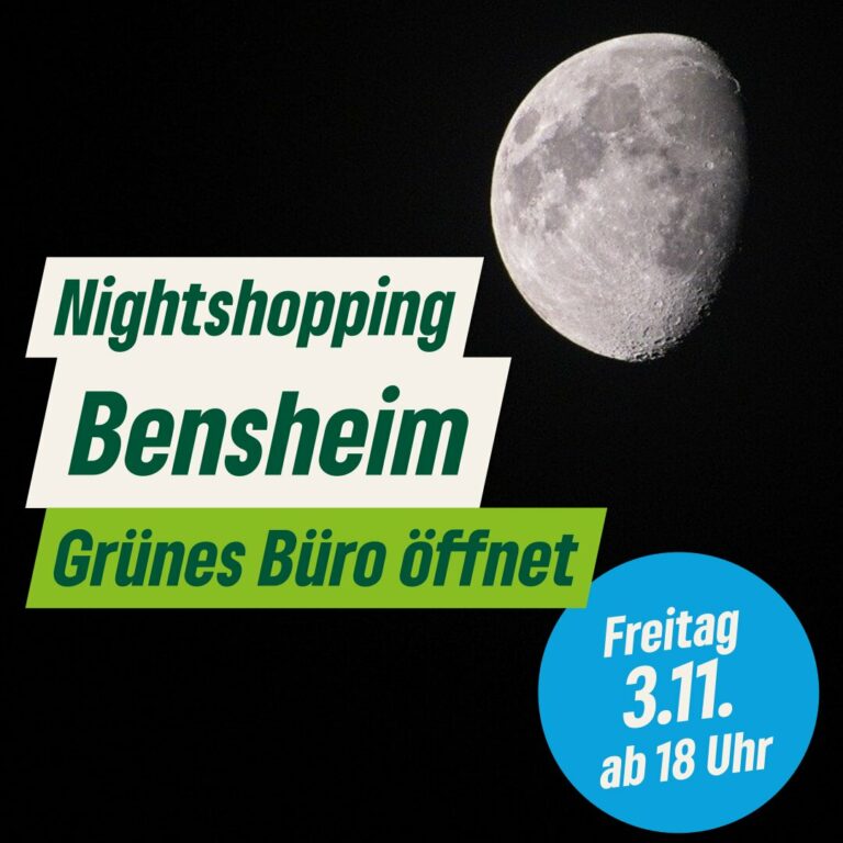 Nightshopping Bensheim – Geschäftsstelle öffnet