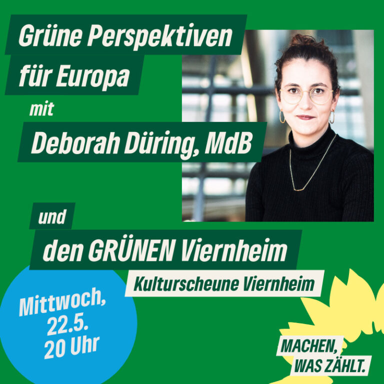 Deborah Düring zu Besuch in Viernheim