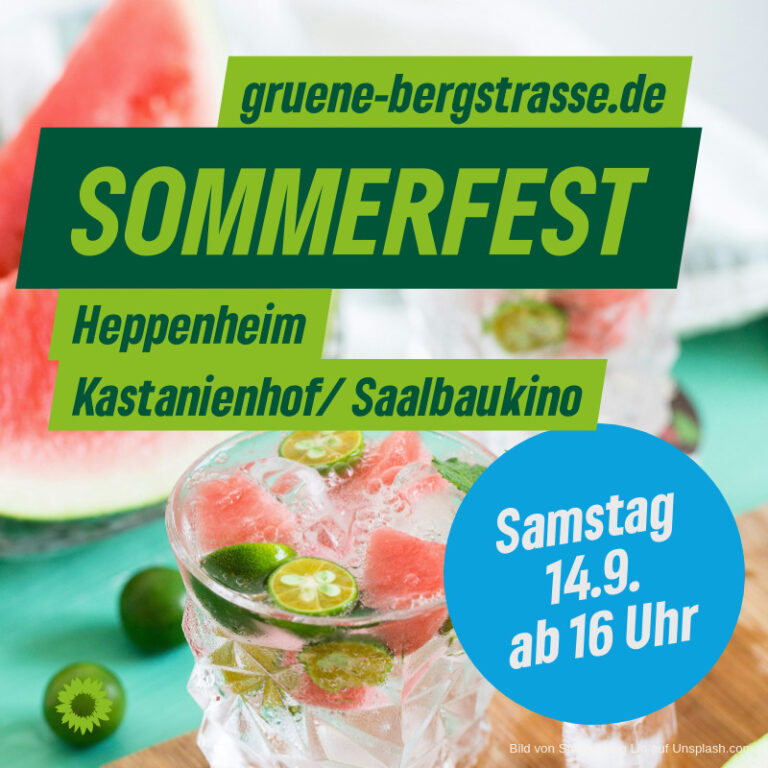 Einladung zum SOMMERFEST