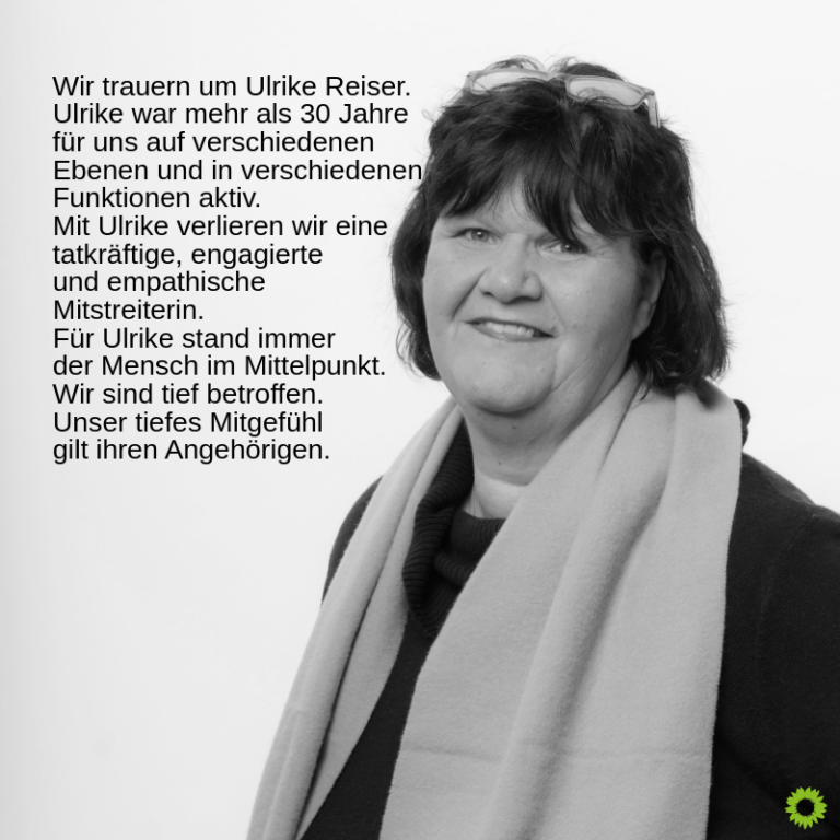 In tiefer Anteilnahme zum Tod von Ulrike Reiser aus dem Lautertal