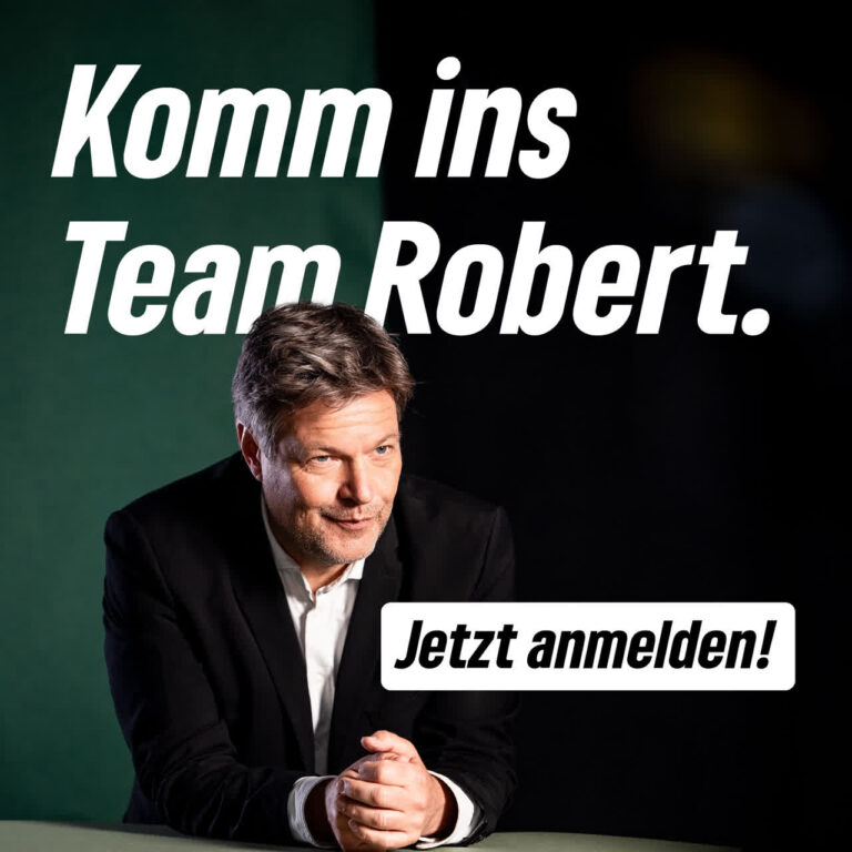 Komm ins Team Robert