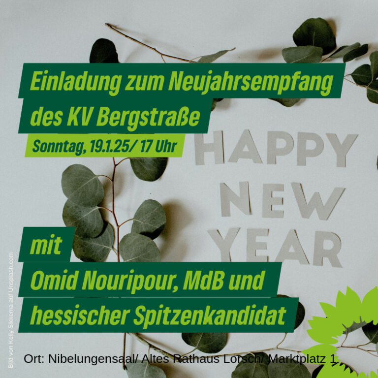 Neujahrsempfang mit Omid Nouripour