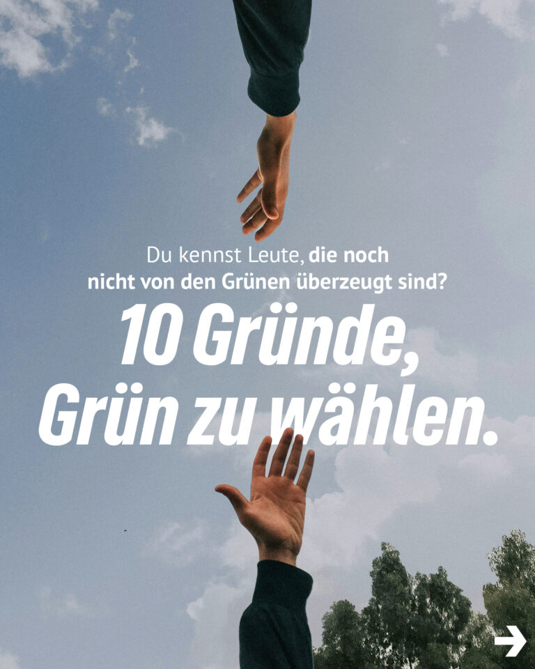 10 Gründe für GRÜN