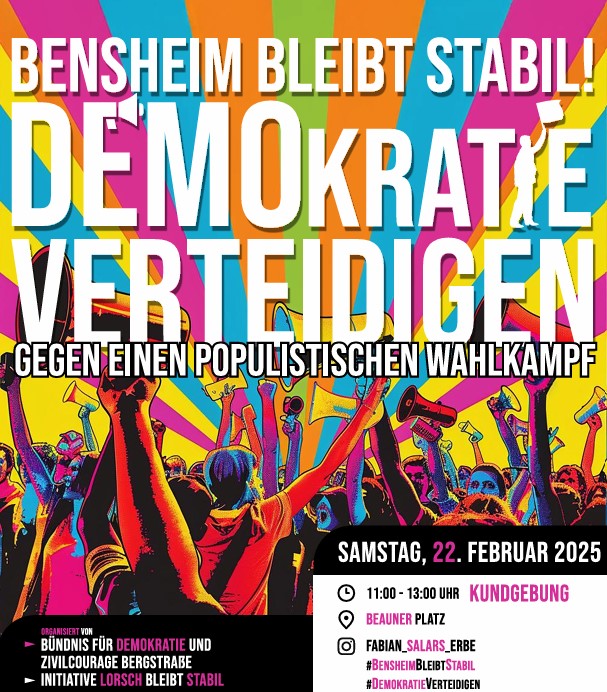 22.2.25: BENSHEIM BLEIBT STABIL