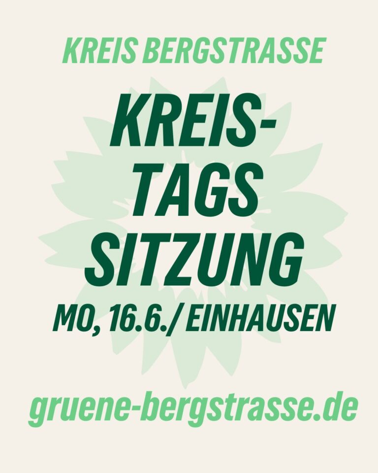 Kreistagssitzung, Montag, 16.6.25