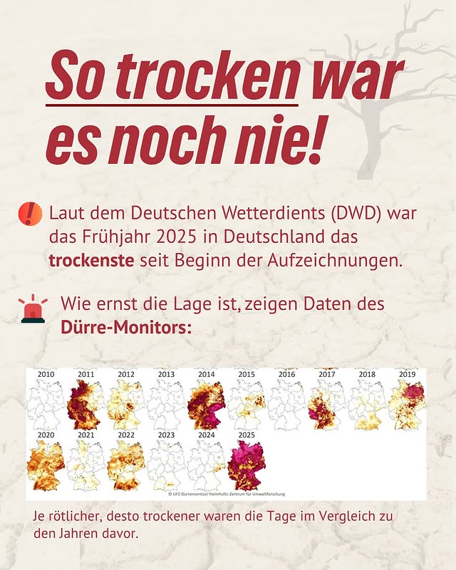 Dürre in Deutschland!