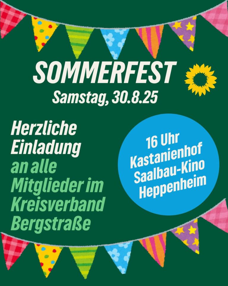 Einladung zum Sommerfest