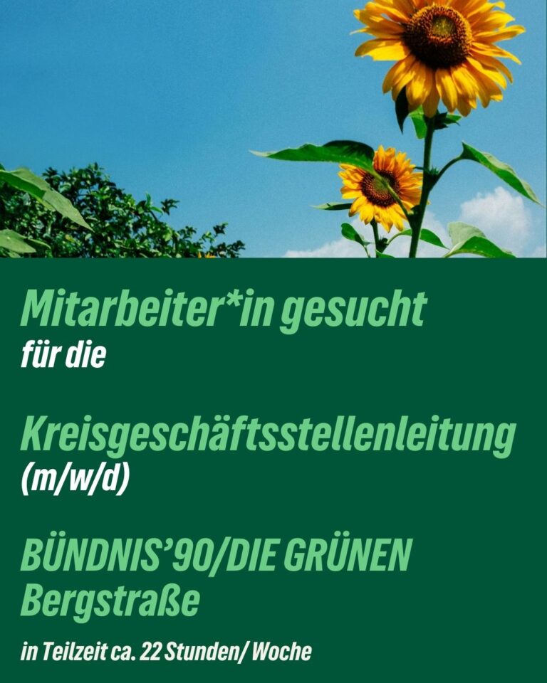 Kreisgeschäftsstellenleitung gesucht