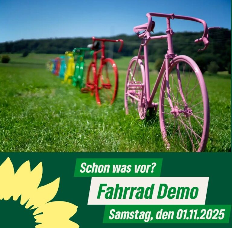 OV Birkenau und Mörlenbach: Fahrraddemo am 1.11.25
