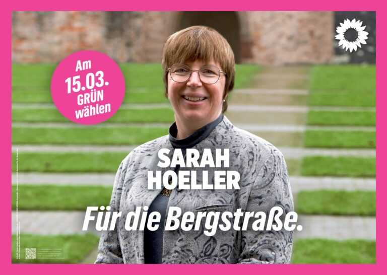 Sarah Hoeller für die Bergstraße!